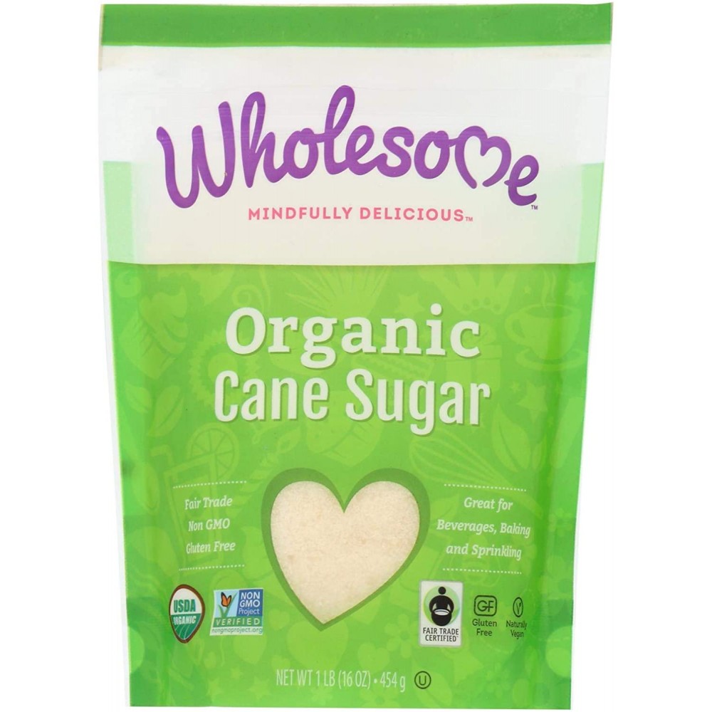 Wholesome Sweeteners Milled Unrefined Sugar (12x1 LB)