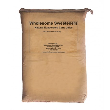 Wholesome Sweeteners Evaporated Cane Sugar Juice (1x50lb)