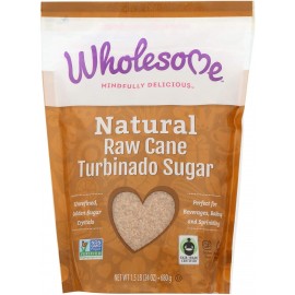 Wholesome Sweeteners Turbinado Raw Sugar (12x1.5 LB)