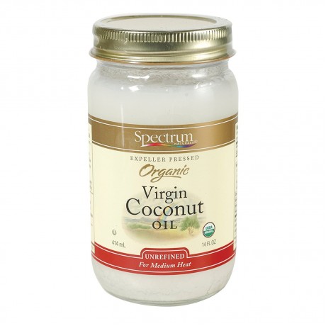 Spectrum Naturals Unrefined Coconut Oil (12x14 Oz)