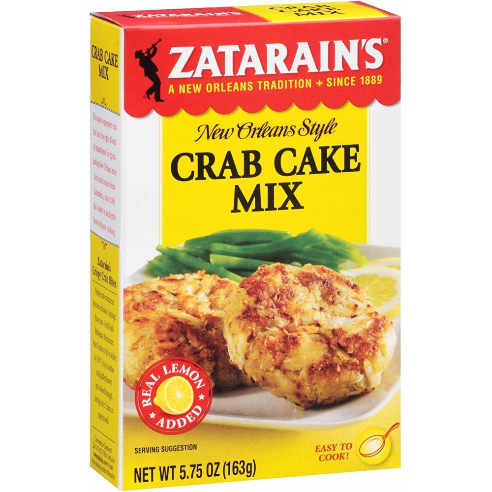 Zatarain's Seafood Cake Mixes, Crab Cake Mix (12x5.75Oz)