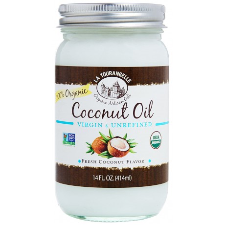 La Tourangelle Unrefined Coconut Oil (6x14 OZ)