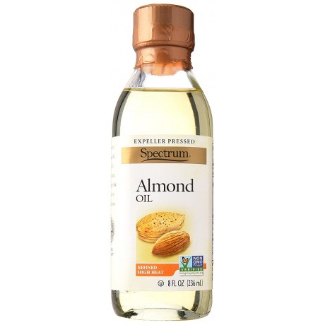 Spectrum Naturals Sweet Refined Almond Oil (6x8 Oz)