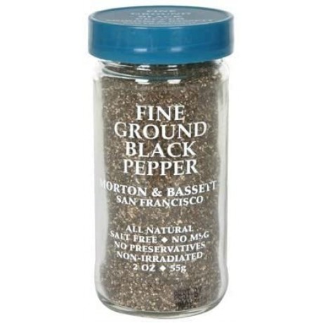 Morton & Bassett Fine Ground Black Pepper (3x1.8Oz)