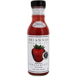 Brianna's Home Style Blush Wine Vinaigrette Salad Dressing (6x12Oz)