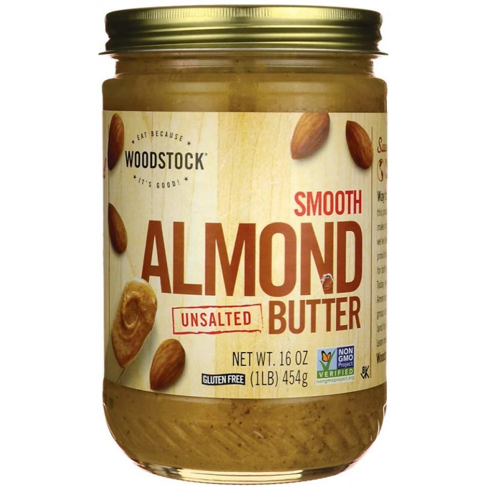 Woodstock Smooth Almond Butter Ns (12x16 Oz)