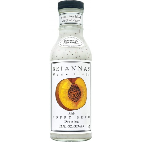 Brianna's Home Style Salad DressingRich Poppy Seed (6x12Oz)