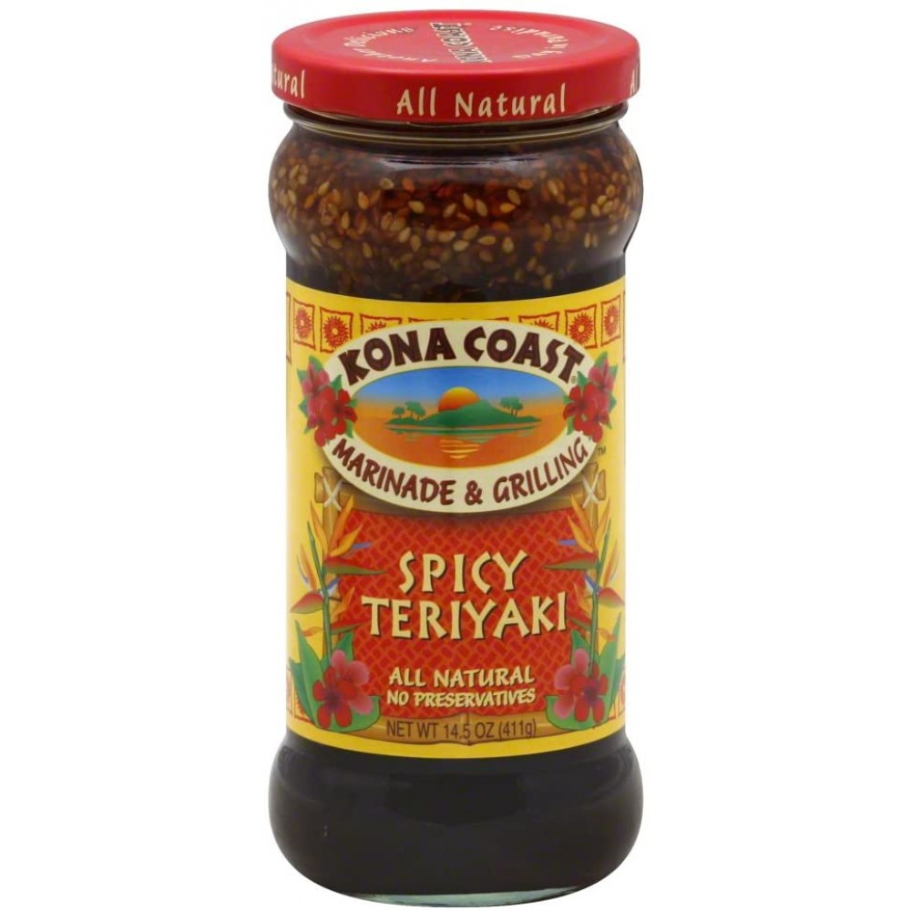 Kona Coast Spicy Teriyaki Marinade (6x14.5Oz)