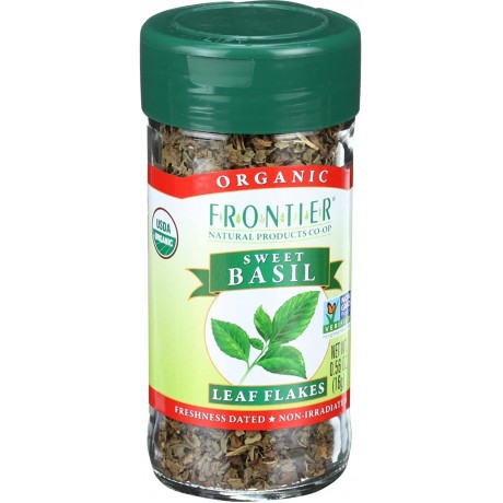 Frontier Herb Sweet C/S Basil Leaf Organic (1x.56 Oz)