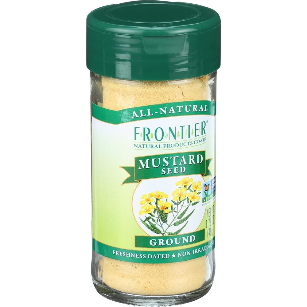 Frontier Herb Ground Yellow Mustard Seed (1x1.76 Oz)