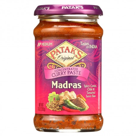 Pataks Madras Curry Paste (6x10Oz)