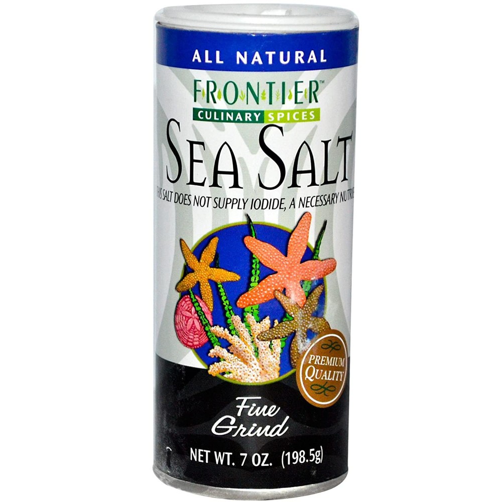 Frontier Herb Fine Sea Salt (1x7 Oz)