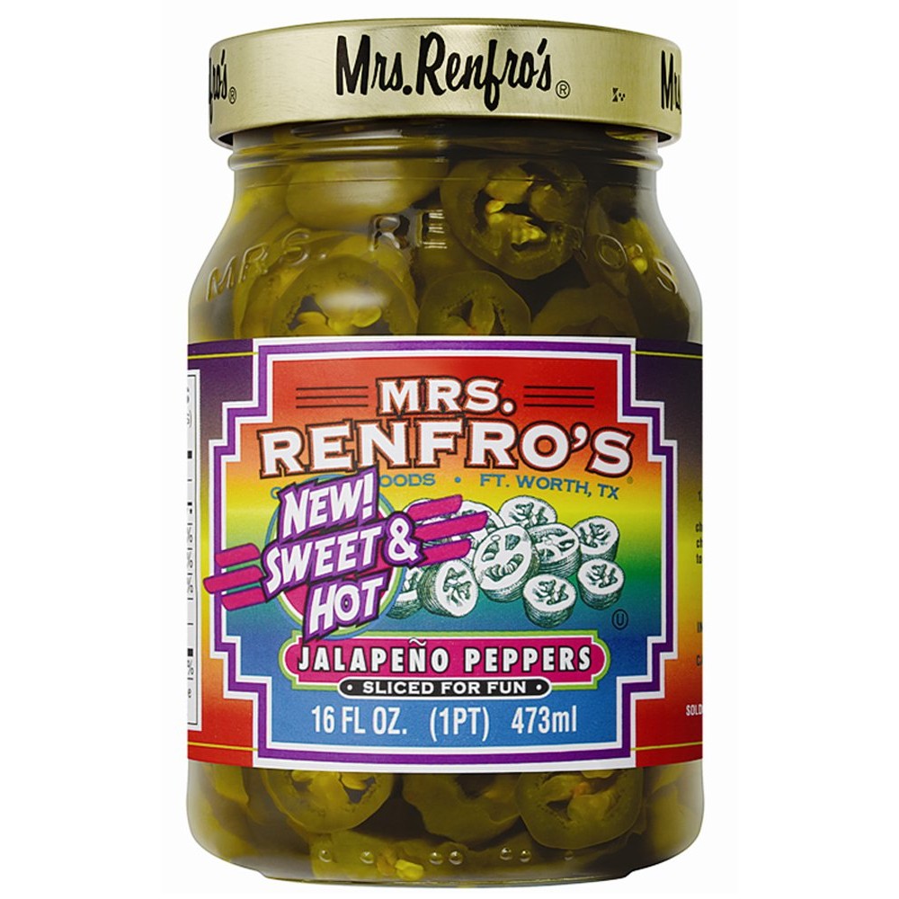 Mrs Renfro's Sweet HotSliced Pepper (6x16OZ )