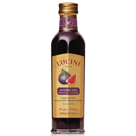 Lucini Italia Savory Fig Balsamic Artisan Vinegar(6x8.5 Oz)