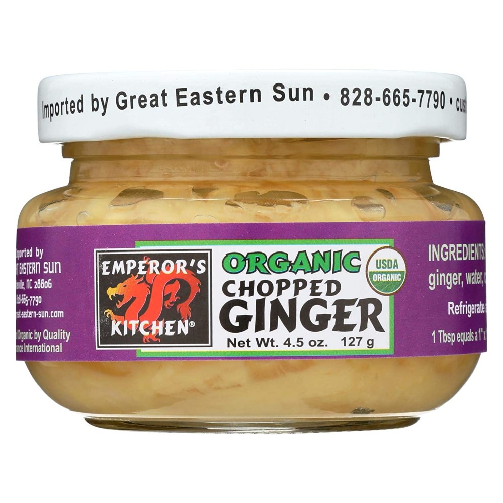 Emperor's Kitchen Chopped Ginger (12x4.5 Oz)