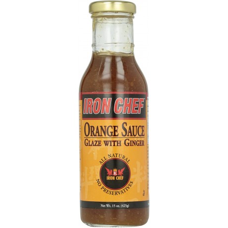 Iron Chef Orange Sauce Glaze with Ginger (6x14 Oz)