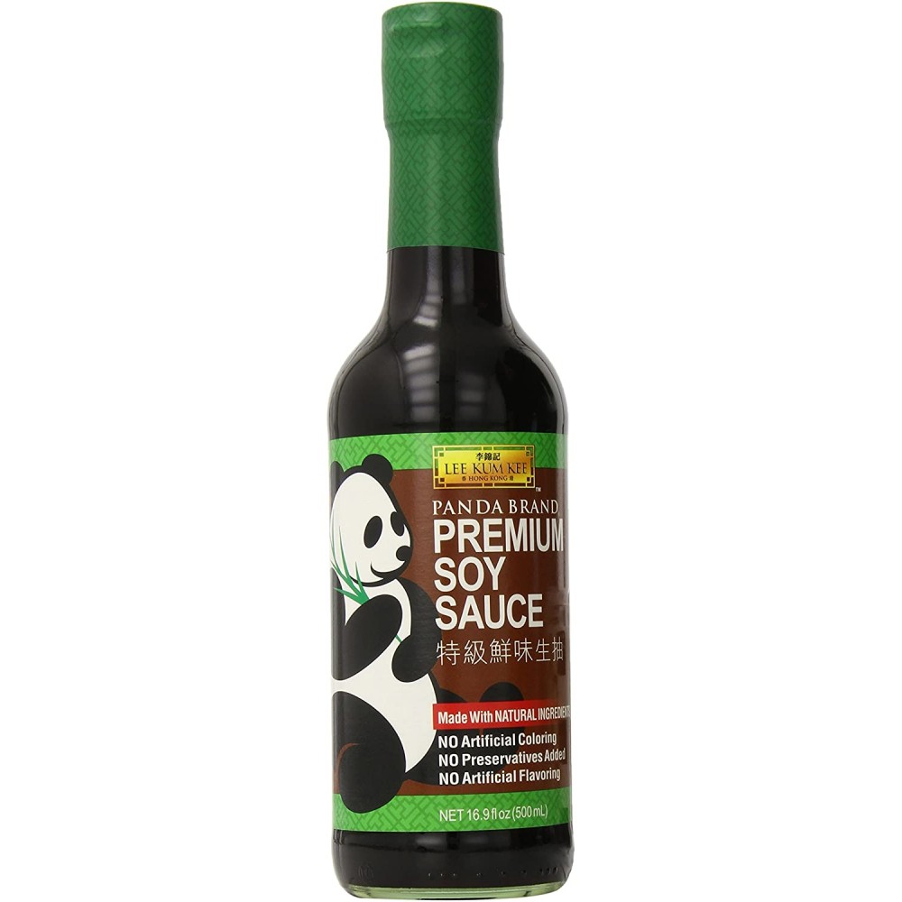 Lee Kum Kee Panda Brand Premium Soy Sauce (6x16.9Oz)