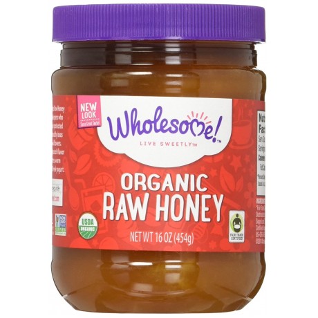 Wholesome Sweeteners Raw Honey Fair Trade (6x16 Oz)