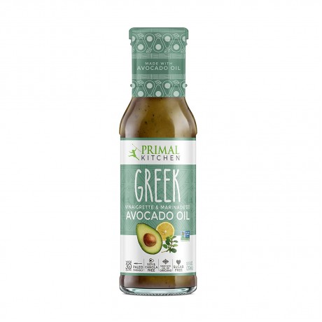 Primal Kitchen Vinaigrette, Greek, Avocado, Oil (6X8 OZ)