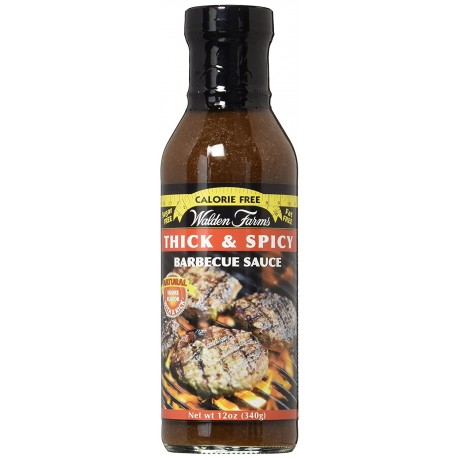 Walden Farms Calorie Free Thick 'n Spicy BBQ Sauce (6x12 Oz)