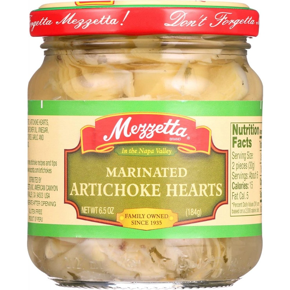 Mezzetta Imprtd Artchke Hrts (12x6.5OZ )