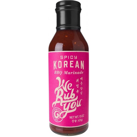 We Rub You Korean BBQ Sauce Spicy (6x15Oz)