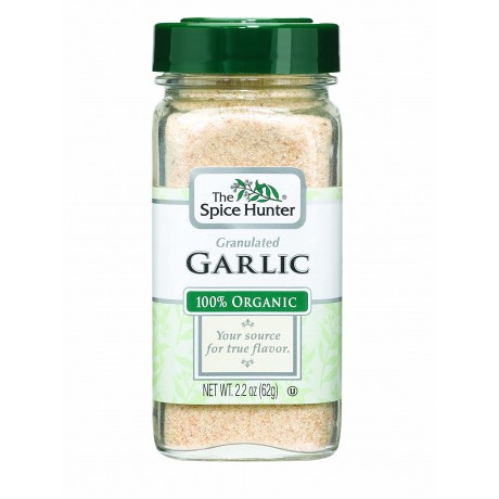 Spice Hunter Garlic, Granulated, Organic (6x2.2Oz)