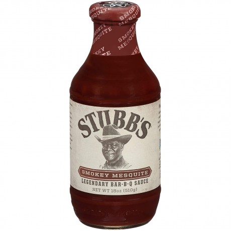 Stubbs Smokey Mesquite BBQ Sauce (6x18Oz)