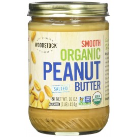 Woodstock Smooth Peanut Butter (12x16 Oz)