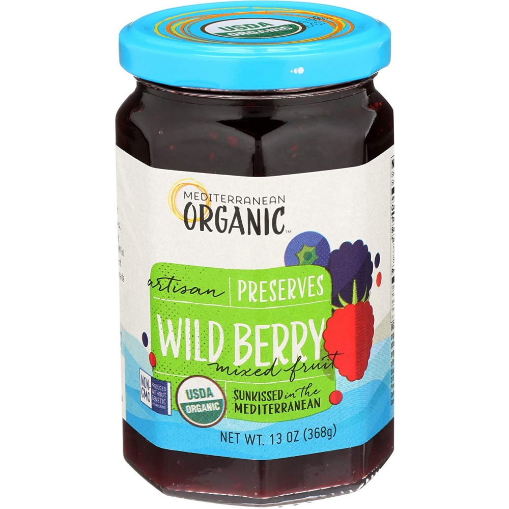 Mediterranean Organics Wild Berry Preserves (12x13 Oz)