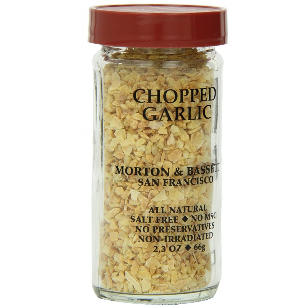 Morton & Bassett Chopped Garlic (3x2.3 OZ)