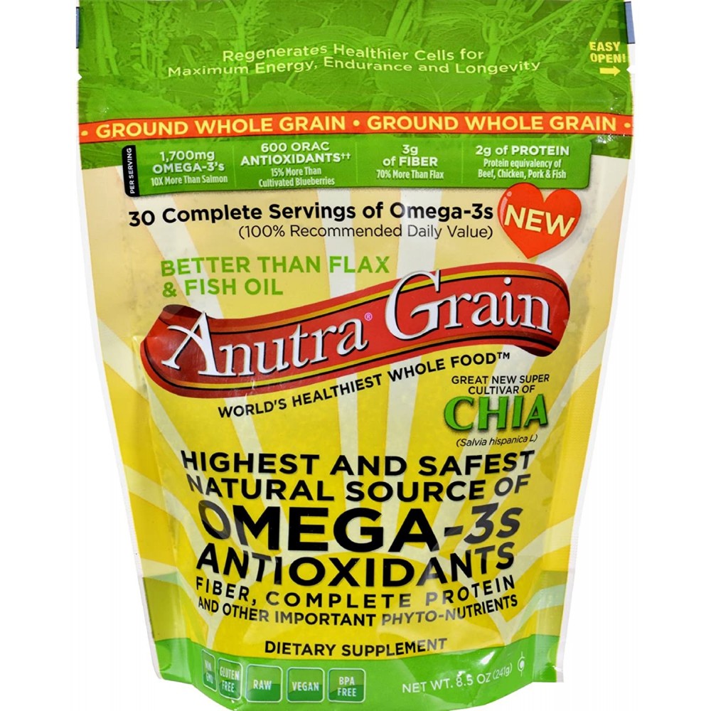 Anutra Omega 3s Ground Whole Grain (1x8.5 Oz)