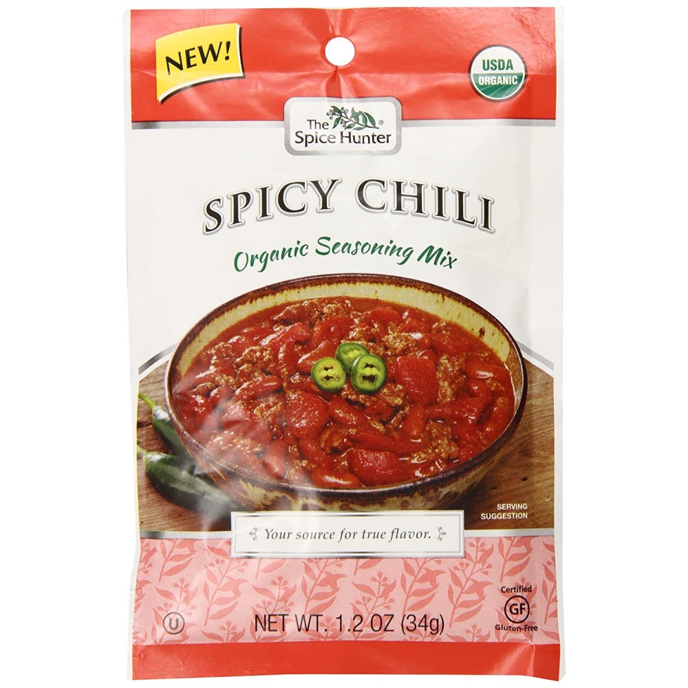 The Spice Hunter Organic Chili Mix Spicy (12x1.2 OZ)