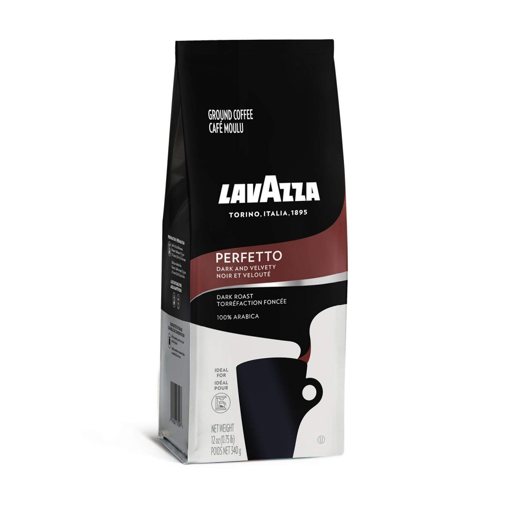 Lavazza Perfetto Espresso Roast Ground Coffee (6x12 OZ)