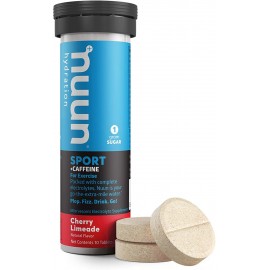 Nuun Active Hydration Energy, Effervescent Electrolyte & Caffeine Supplement, Cherry Limeade (8X10 Ct)