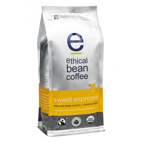 Ethical Bean Sweet Espresso Med Drk Rst Coffee (6x12 Oz)