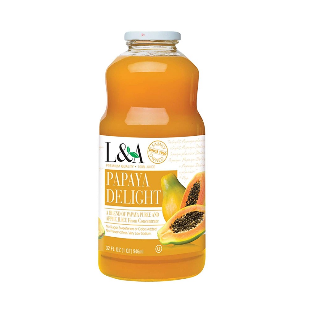 L & A Juice Papaya Delight (6x32 Oz)