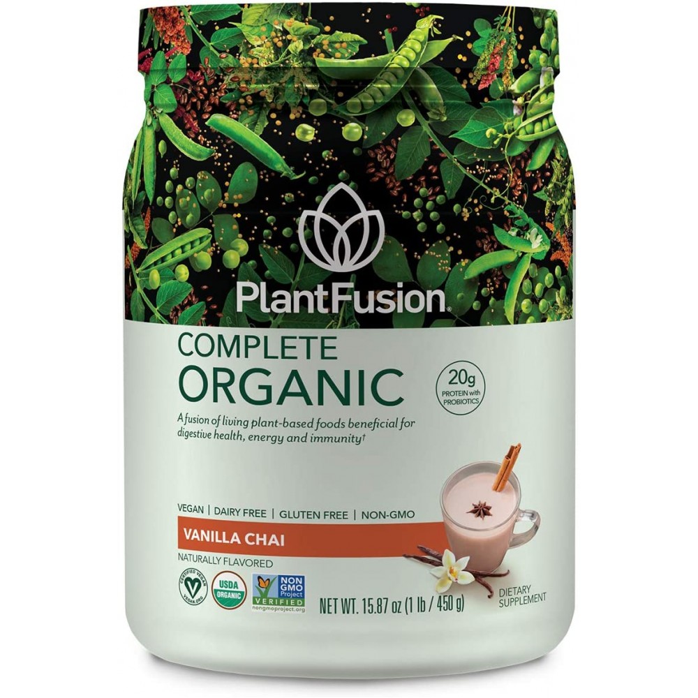 PlantFusion Plant Protein Organic Vanilla Chai 1 lb