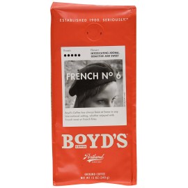 Boyds Coffee French No 6 Coffee (6x12OZ )