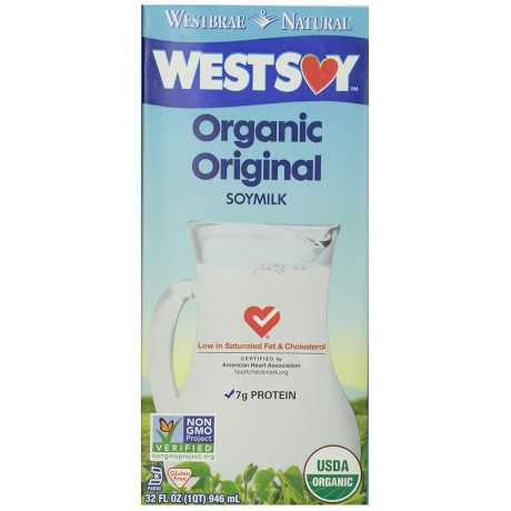 Westsoy Original Organic Soymilk (12x32 Oz)