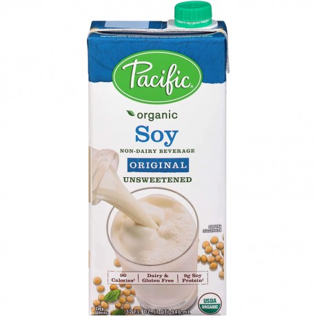 Pacific Natural Foods Soy Milk Un Sweet (12x32OZ )