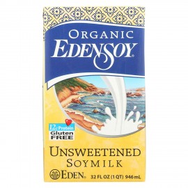 Eden Foods Unsweetened Edensoy (12x32 Oz) 