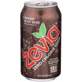 Zevia Natural Root Beer Diet Soda (4x6x12 Oz)