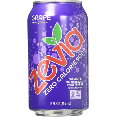 Zevia Grape Soda (4x6Pack )