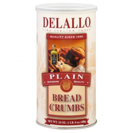 De Lallo Brd Crmbs Plain (6x24OZ )