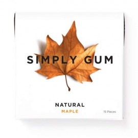 Simply Gum All Natural Gum Maple (12X15 Ct)