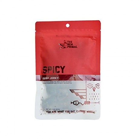 The New Primal Grass Fed Spicy Beef Jerky (8x2 OZ)