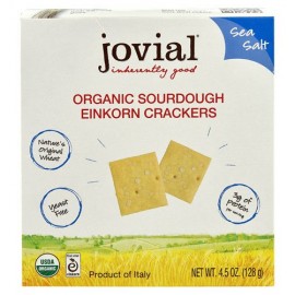 Jovial Organic Sourdough Einkorn Crackers Sea Salt (10x4.5 OZ)