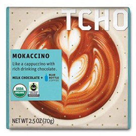 Tcho Organic Mokaccino Chocolate Bar (12x2.5 OZ)