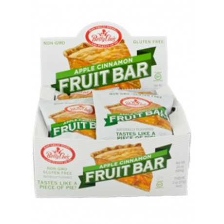 Betty Lou's Apple Cinnamon Fruit Bars (12x2 Oz)